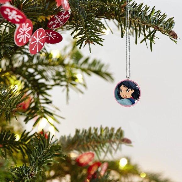 New! Disney Princess Hallmark Keepsake Christmas Ornaments 2022 Mini Set of 6 - Picture 5 of 5